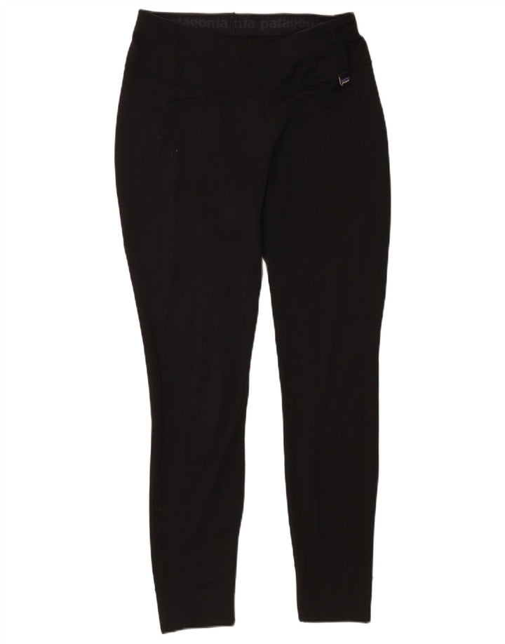 Leggings Patagonia Mujer UK 40 Mediano Poliéster Negro