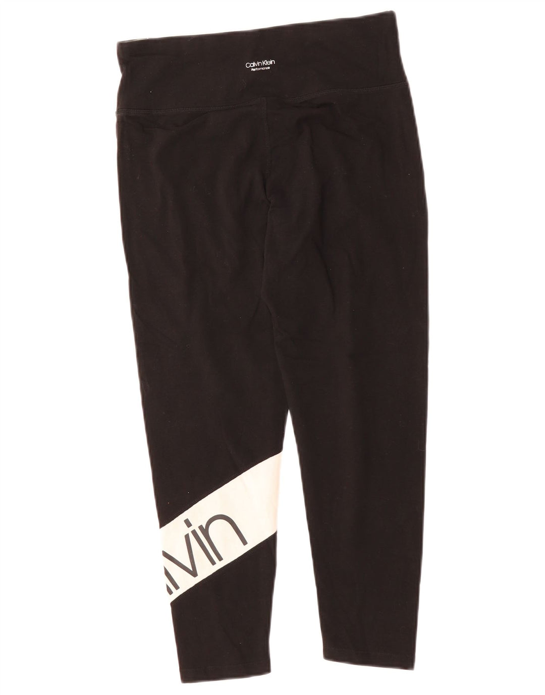 CALVIN KLEIN Leggings capri gráficos para mujer Reino Unido 44 Grande Negro Colorblock