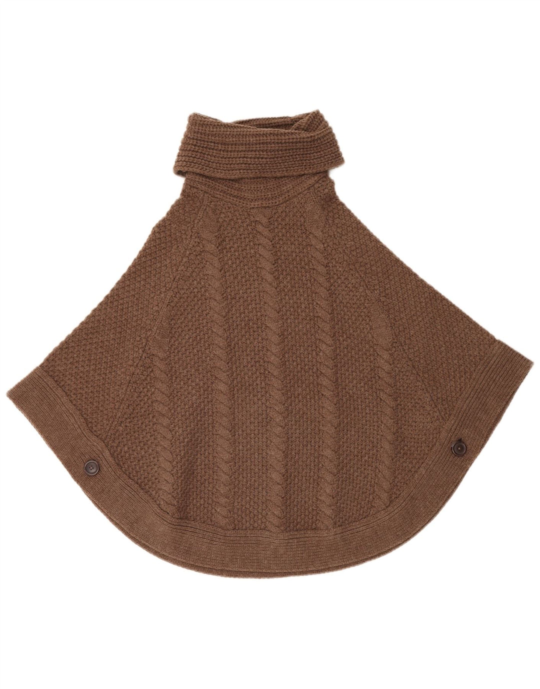 Jersey tipo poncho extragrande para mujer Joules UK 10 Small Marrón Acrílico