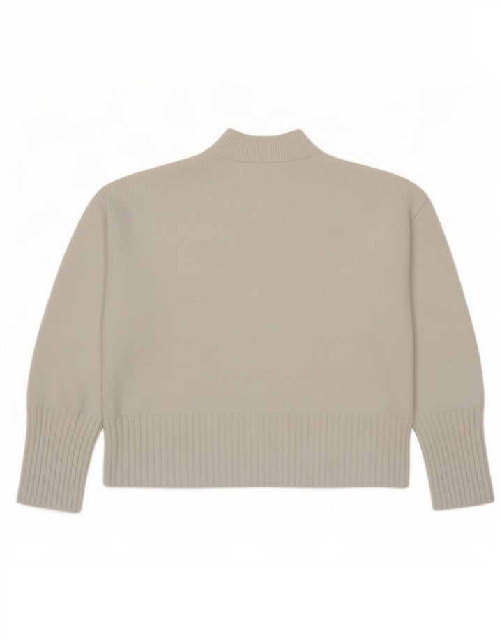 Marks & Spencer Jersey con Cuello Alto para Mujer UK 40 Azul Medio