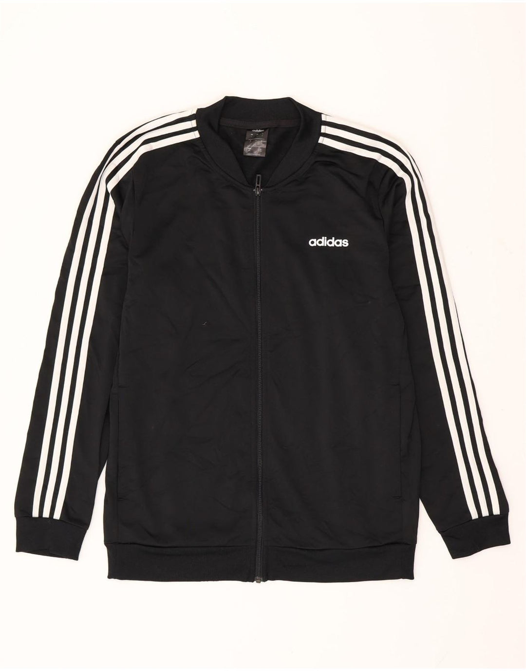 ADIDAS Chaqueta superior de chándal para hombre Poliéster negro grande