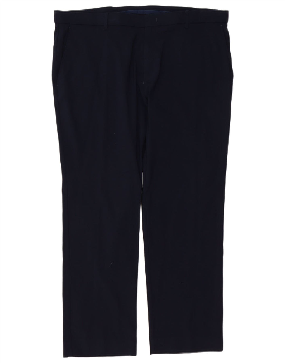 TOMMY HILFIGER Pantalón chino recto para hombre W38 L29 Rayón azul marino