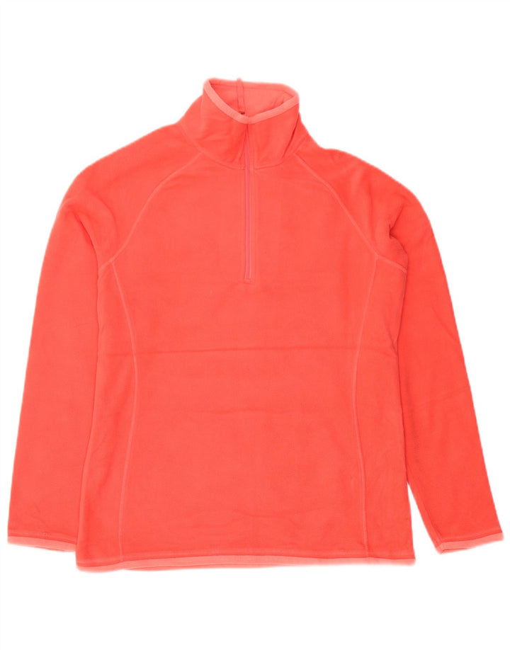 Jersey de forro polar con cremallera y cuello para mujer de Mountain Warehouse UK 40 Mediano Naranja