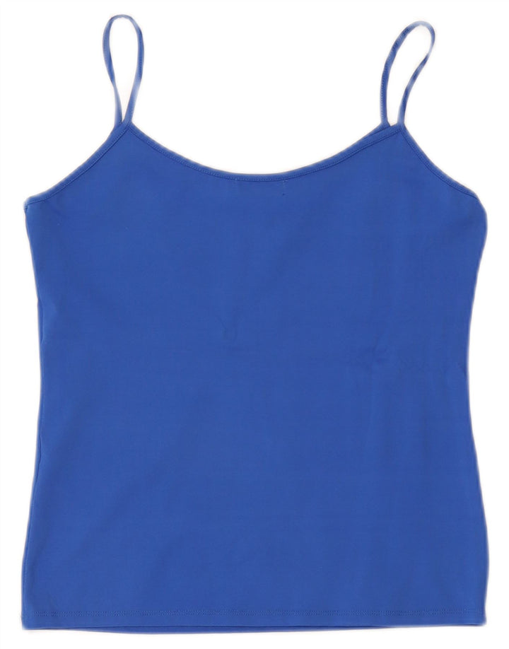 Zara Mujer Crop Cami Top Reino Unido 44 Grande Azul
