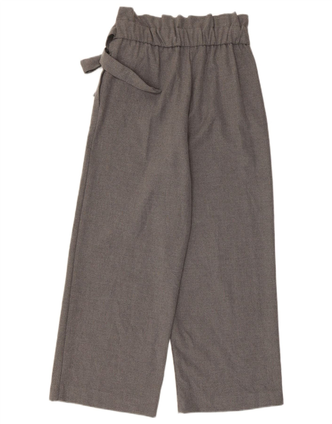 Zara Mujer Pantalones Cortos Pequeños W26 L24 Poliéster Gris