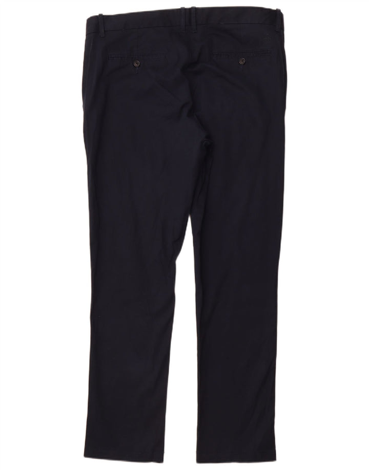 PENGUIN Pantalón chino ajustado para hombre W36 L32 Azul marino