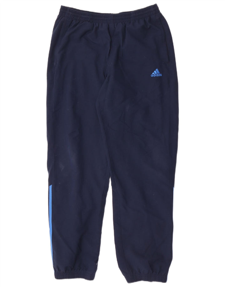 Adidas Hombre Pantalones De Chándal Joggers Grande Azul Marino Poliéster