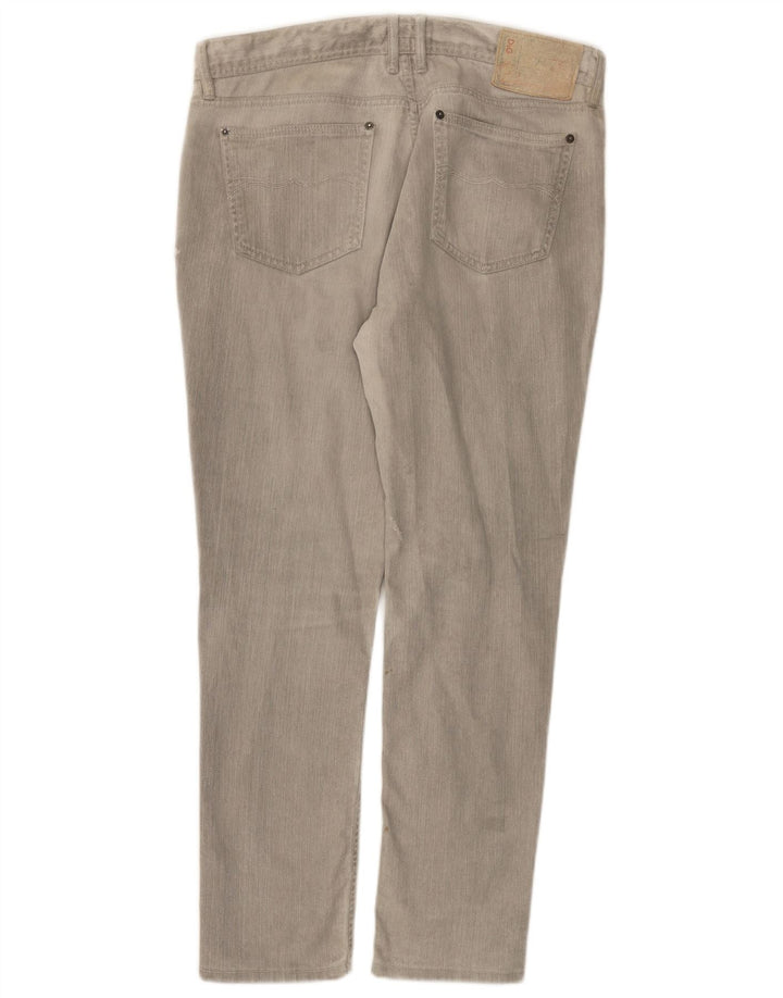 Dolce & Gabbana Vaqueros rectos regulares ajustados para hombre W34 L28 Gris