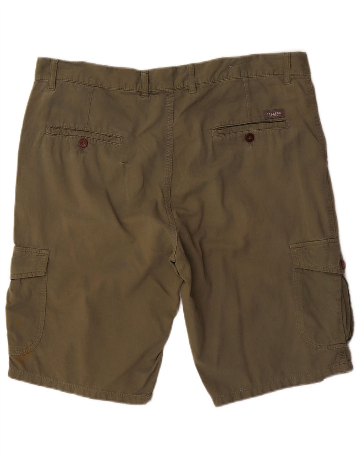 Carrera Pantalones cortos cargo para hombre W36 Algodón caqui grande