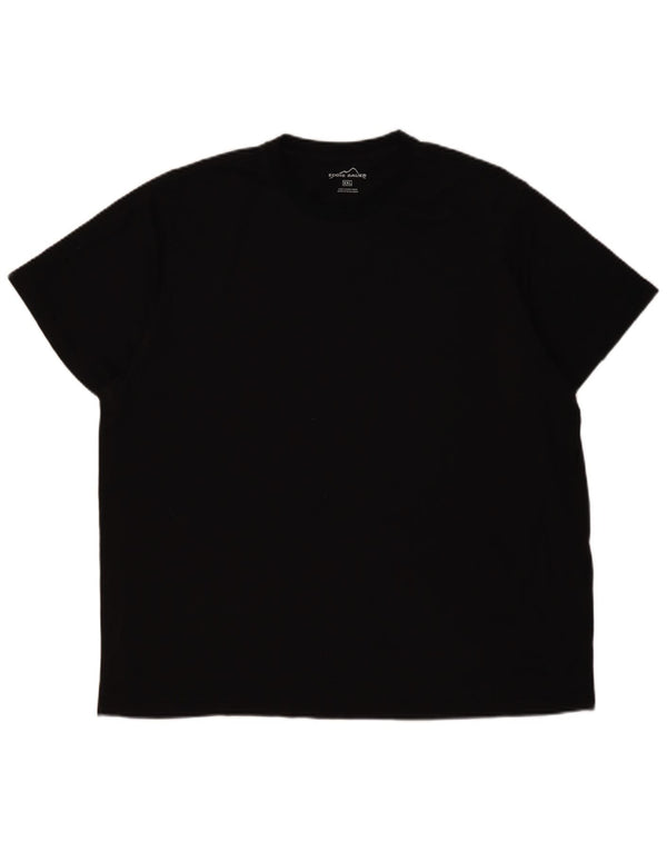 Eddie Bauer Camiseta para hombre Top 2XL Algodón negro
