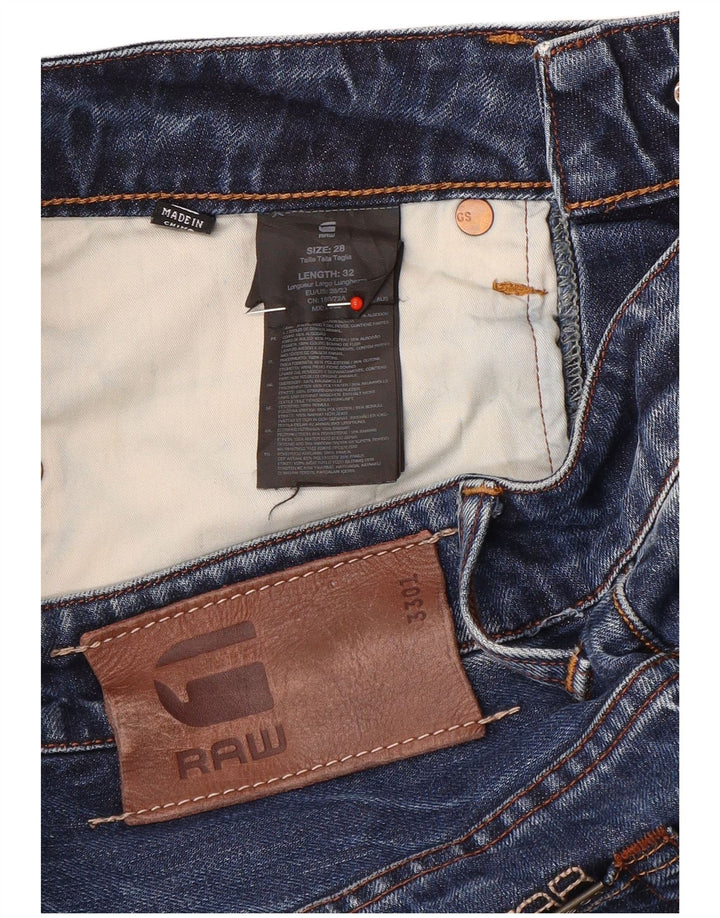 Vaqueros G-Star Hombre 3301 Slim W28 L32 Algodón Azul