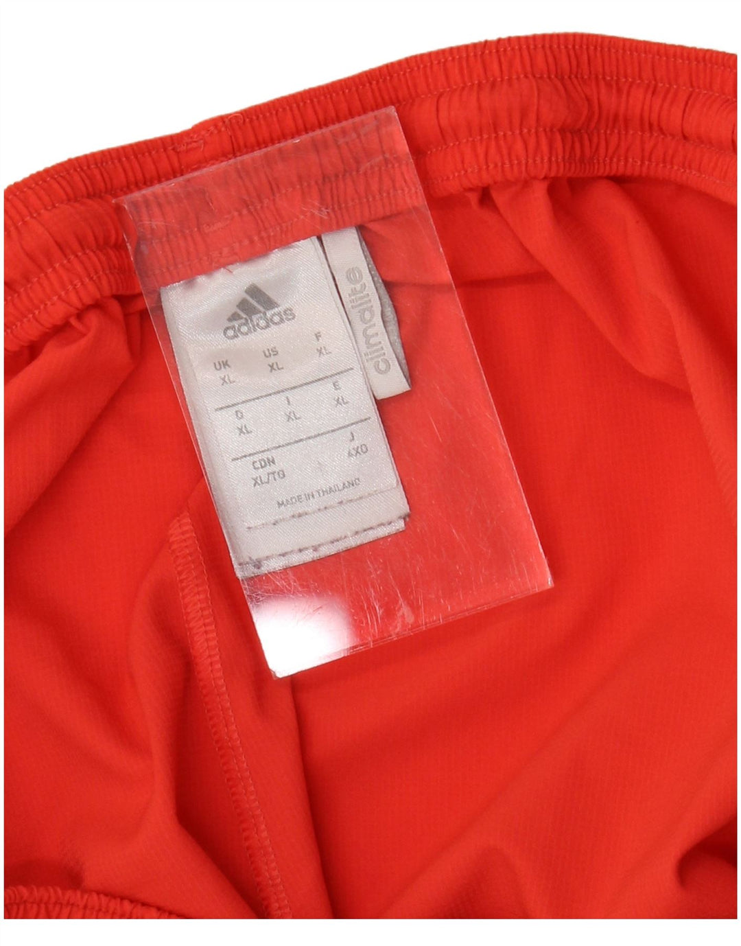 ADIDAS Pantalones cortos deportivos Climalite para hombre XL Poliéster rojo