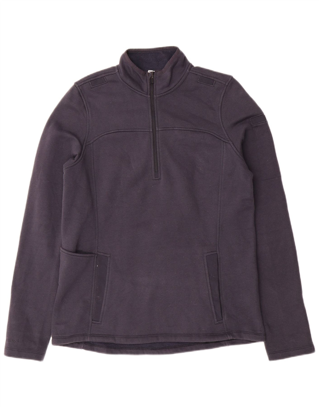 UNDER ARMOUR Hombre Cold Gear Zip Neck Sudadera Jumper Medium Azul Marino