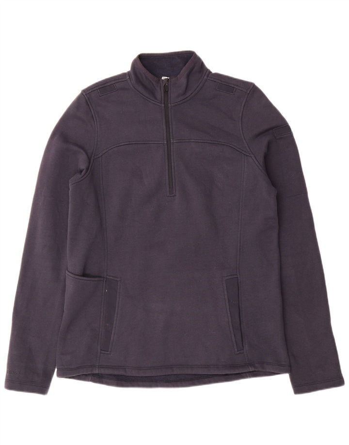 UNDER ARMOUR Hombre Cold Gear Zip Neck Sudadera Jumper Medium Azul Marino