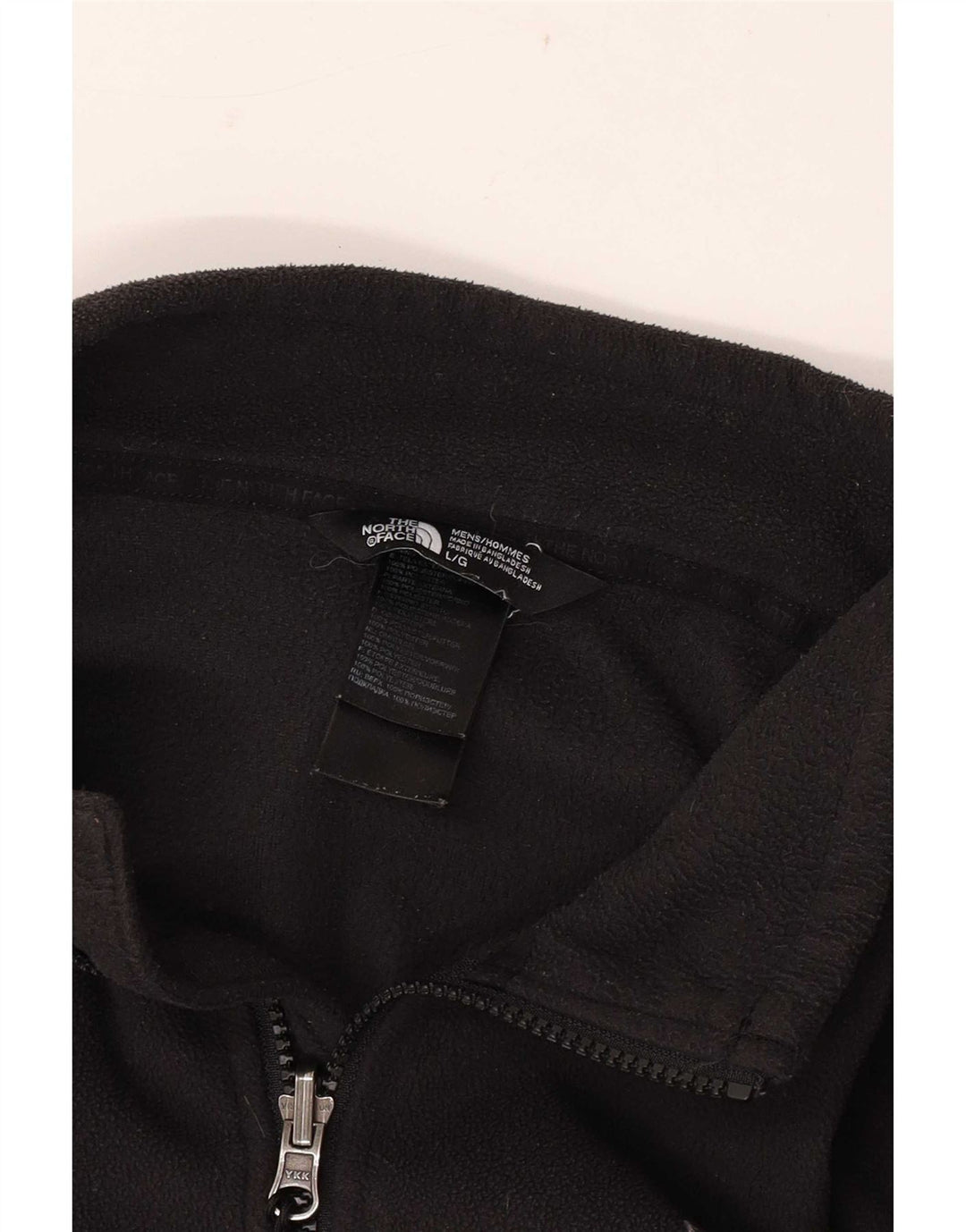 The North Face Chaqueta polar para hombre UK 40 Large Poliéster negro