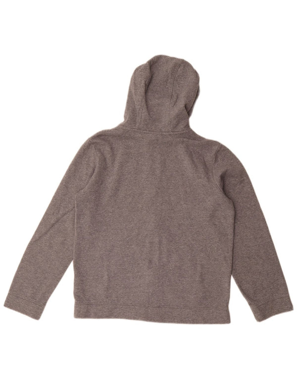 Nike Sudadera con capucha y cremallera para niños 13-14 años XL Gris Algodón