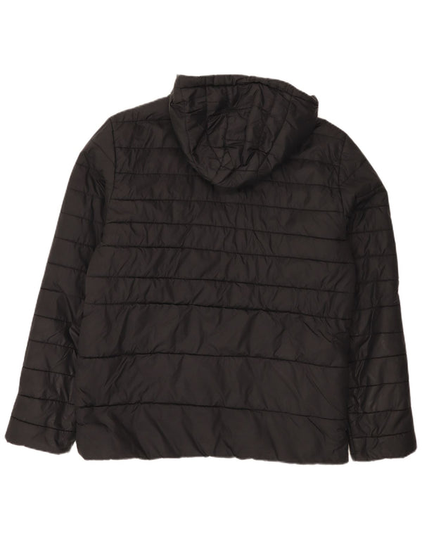 Jack & Jones Chaqueta acolchada con capucha para hombre UK 40 Large Black