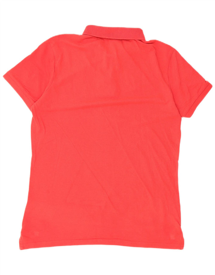 Diadora Polo Hombre Grande Rojo Algodón