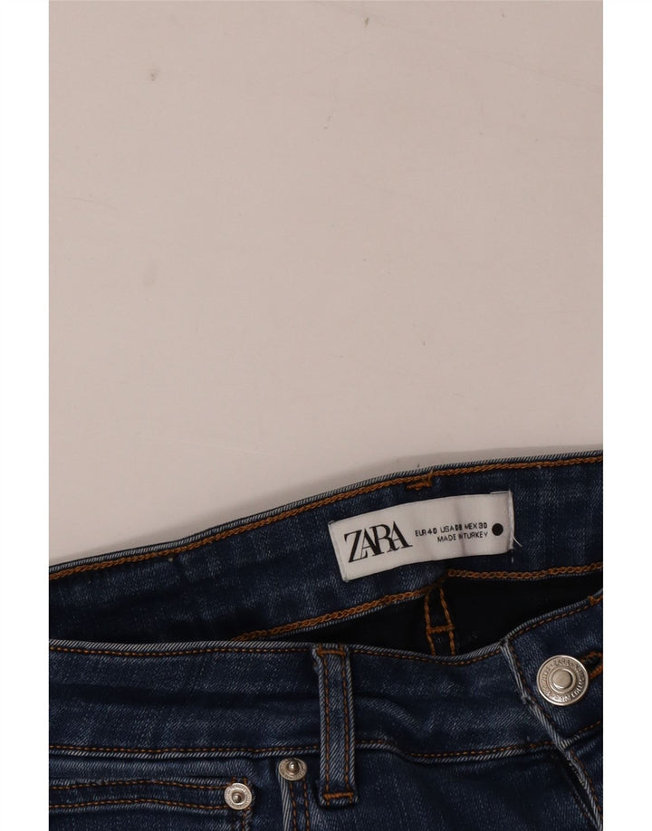 Zara Vaqueros Pitillo Mujer EU 40 Medium W30 L26 Azul