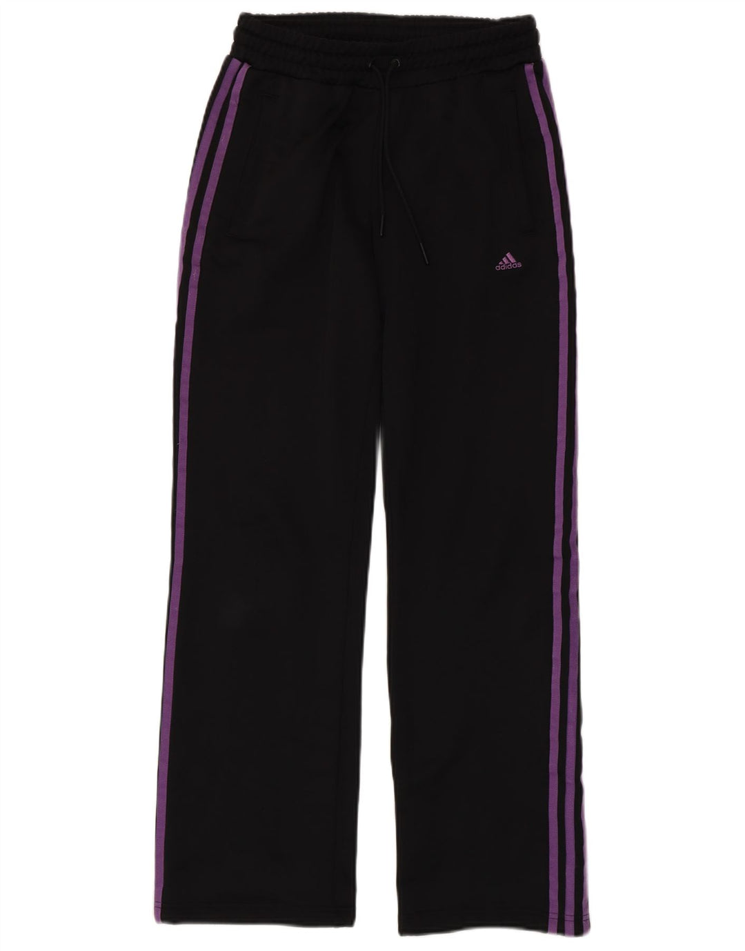 Adidas Pantalones de chándal para mujer UK 10 Small Black Poliéster