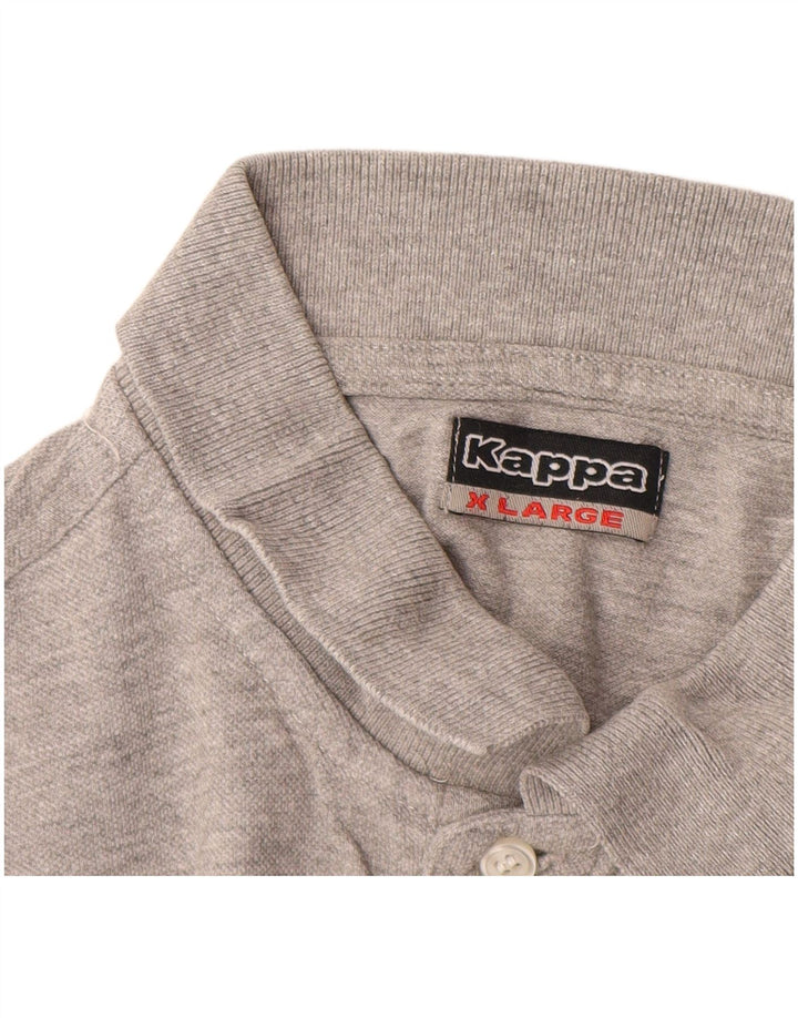 Kappa Polo Hombre XL Gris Algodón