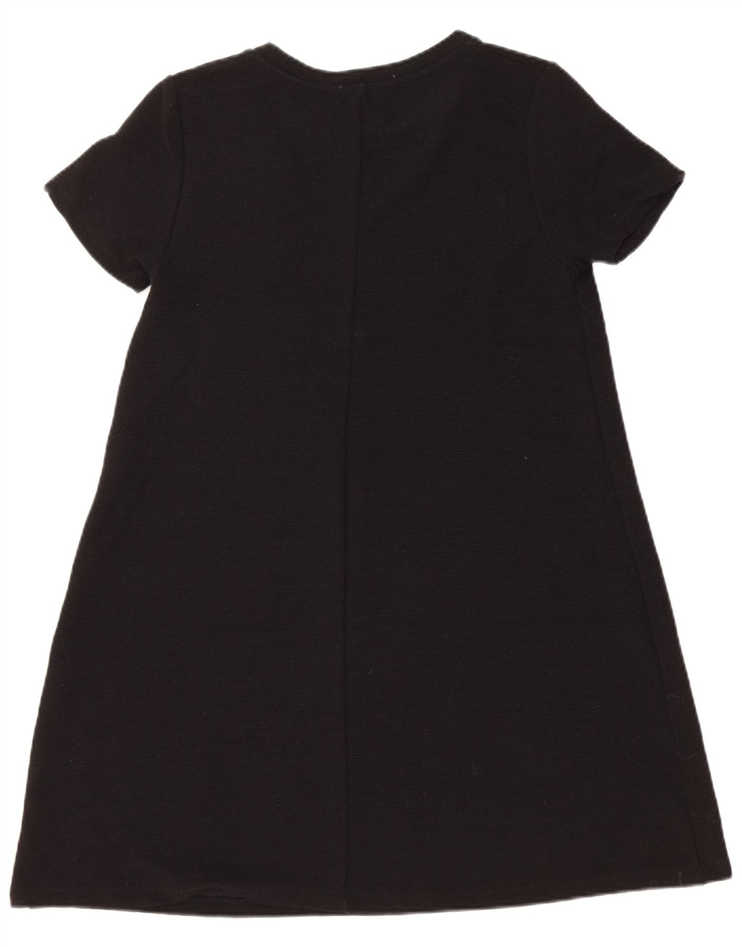Zara Vestido recto para mujer UK 44 Grande Poliéster negro