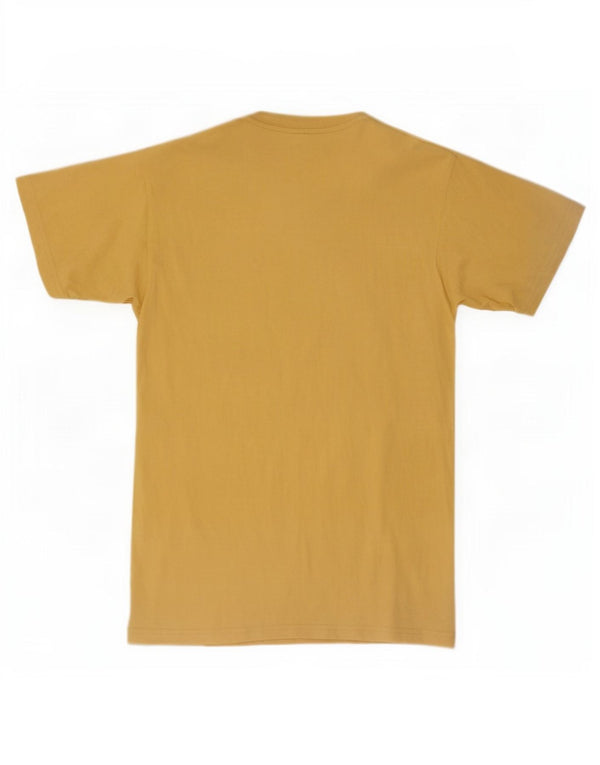 Vans Camiseta con gráfico de ajuste clásico para hombre Top pequeño de algodón amarillo
