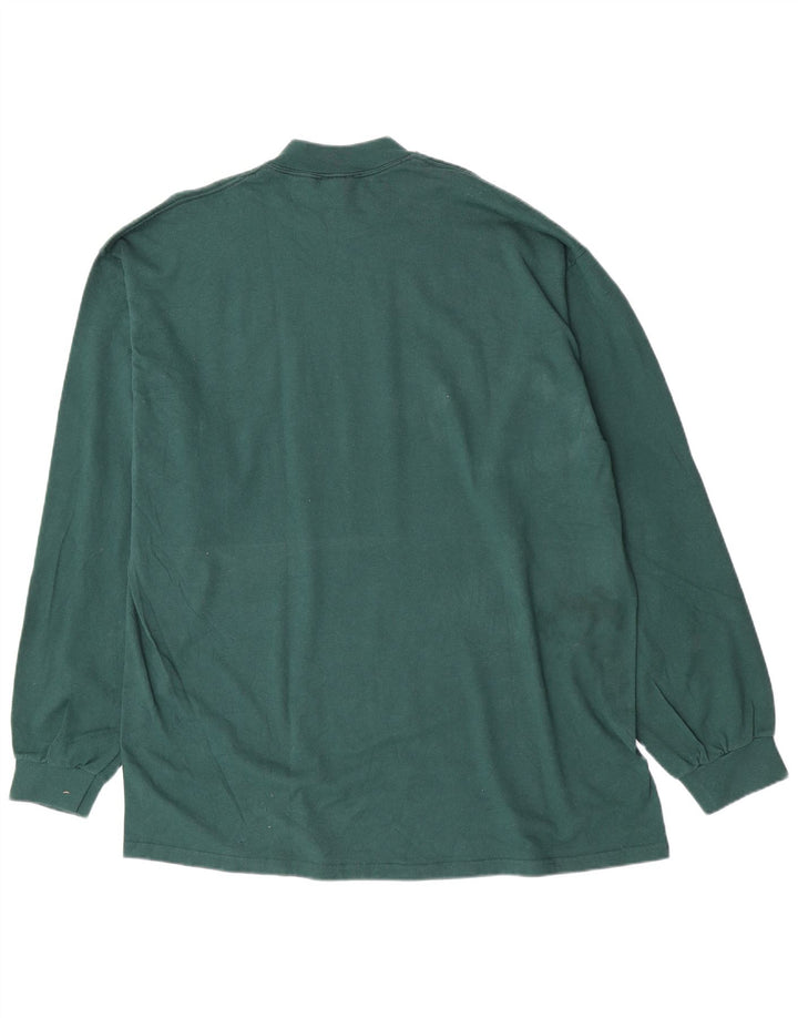 Nike - Camiseta de manga larga para hombre, talla 2XL, algodón verde