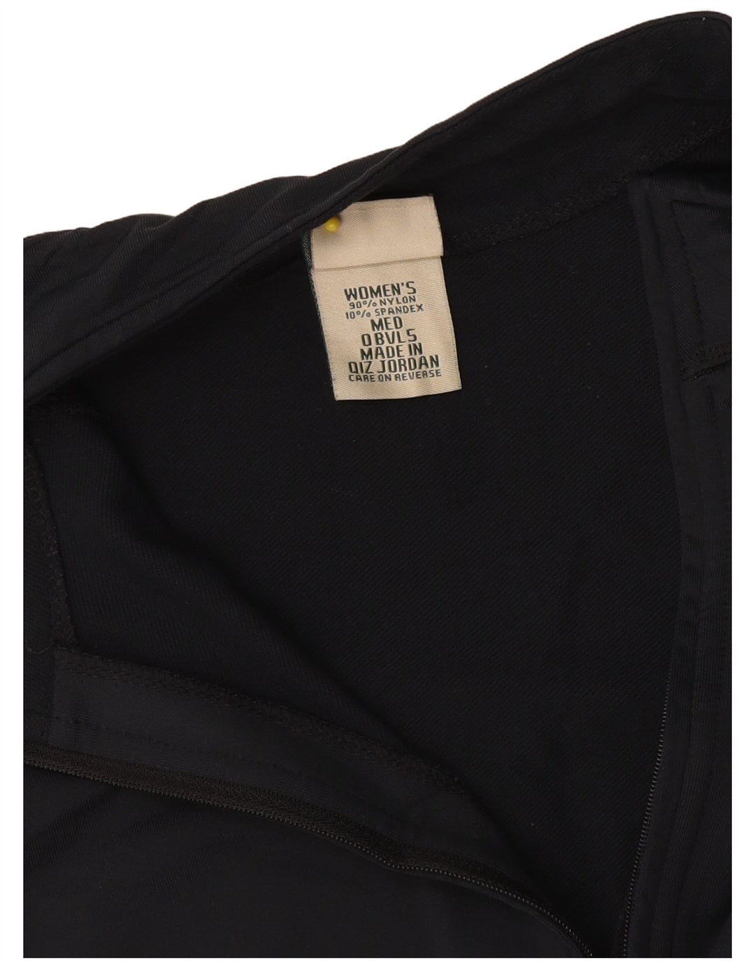 L.L.Bean - Chándal para mujer con cremallera y cuello, talla M, nailon negro