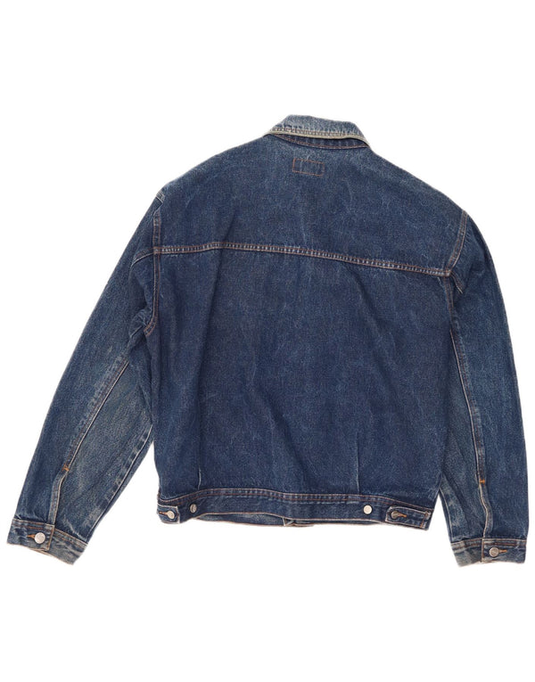 Holiday Chaqueta vaquera de corte regular para hombre UK 38 Algodón azul medio