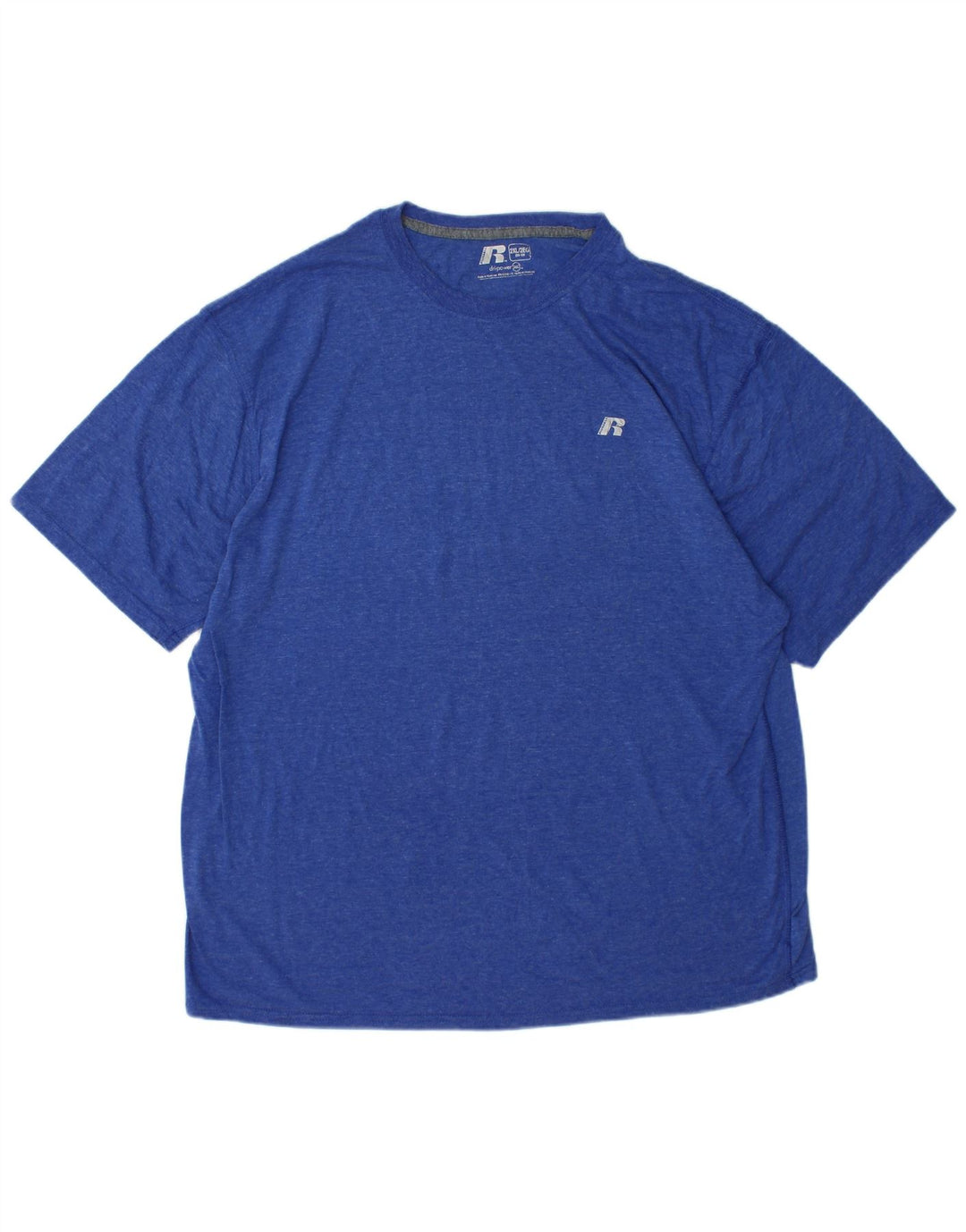 RUSSELL ATHLETIC Camiseta Dri-Power para hombre UK 50/52 2XL Azul Poliéster