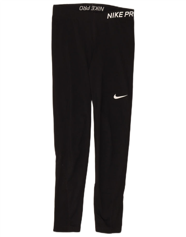 Nike Leggings ajustados para mujer UK 44 Mediano Negro Poliéster Deportes
