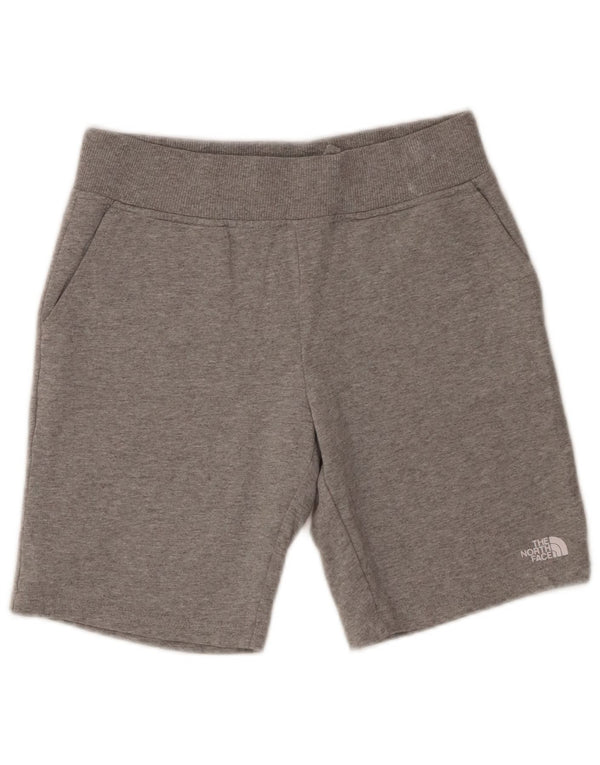 The North Face Pantalones cortos deportivos para niños 11-12 años Algodón moteado gris grande