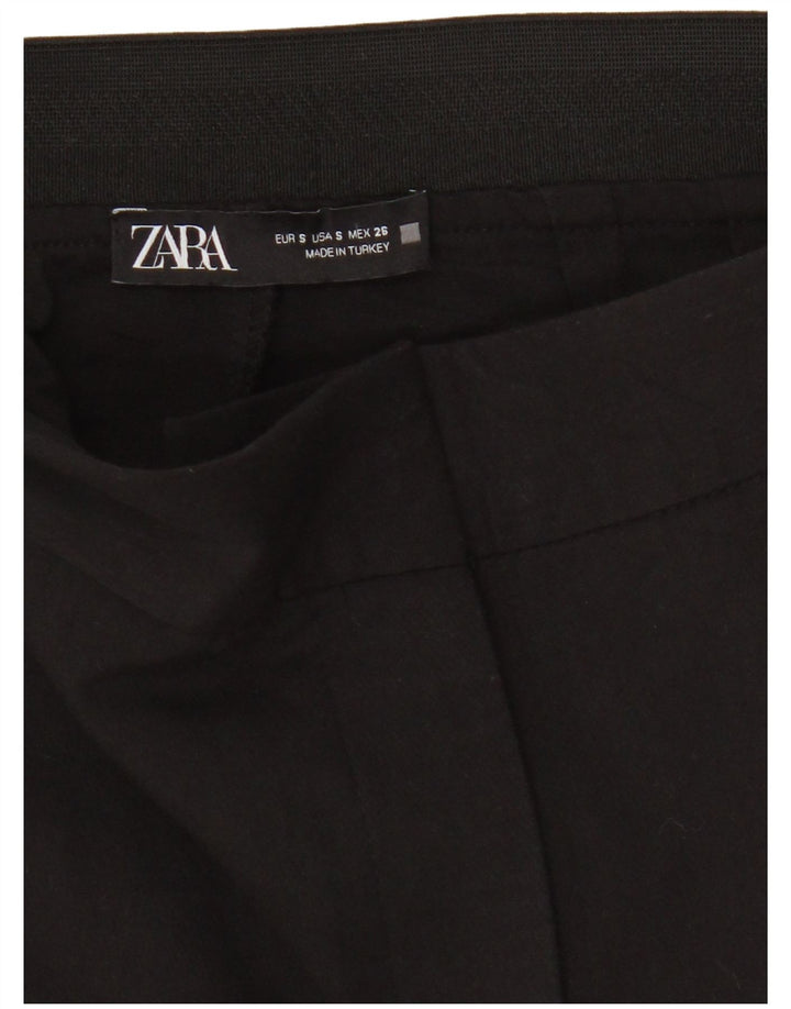 Zara Mujer Pantalones Cortos Pequeños W26 L23 Negro