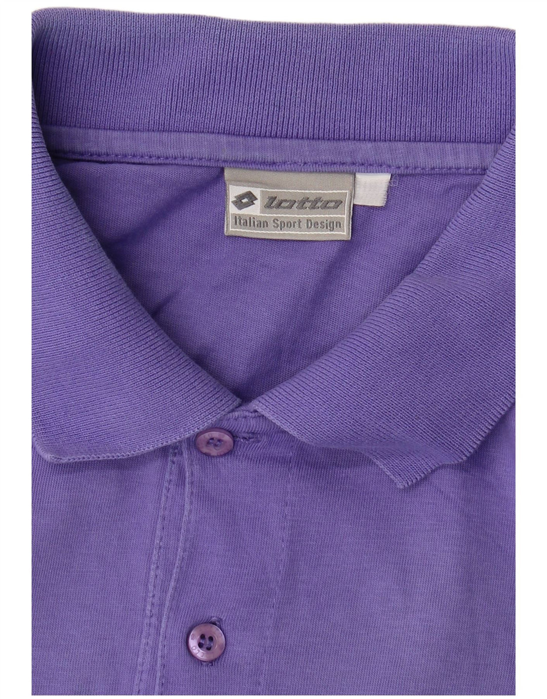 LOTTO Polo Hombre Grande Púrpura