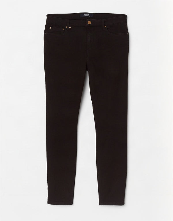 Boden Vaqueros ajustados modernos The Mayfair para mujer, talla 40, talla grande, W 34 L 30, color negro