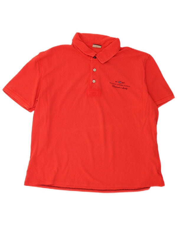 Napapijri Polo Hombre 3XL Algodón Rojo