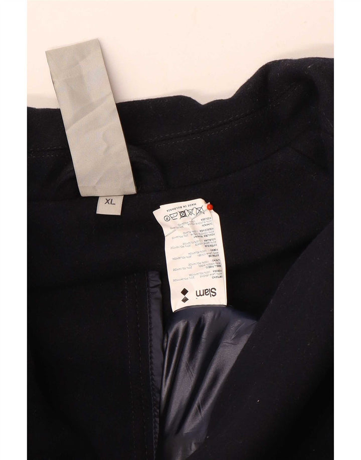 Slam Chaquetón para hombre UK 42 XL Lana azul marino
