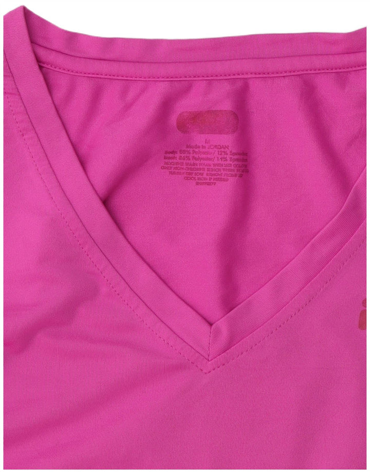 Fila Camiseta Mujer Top UK 12 Medio Rosa Poliéster