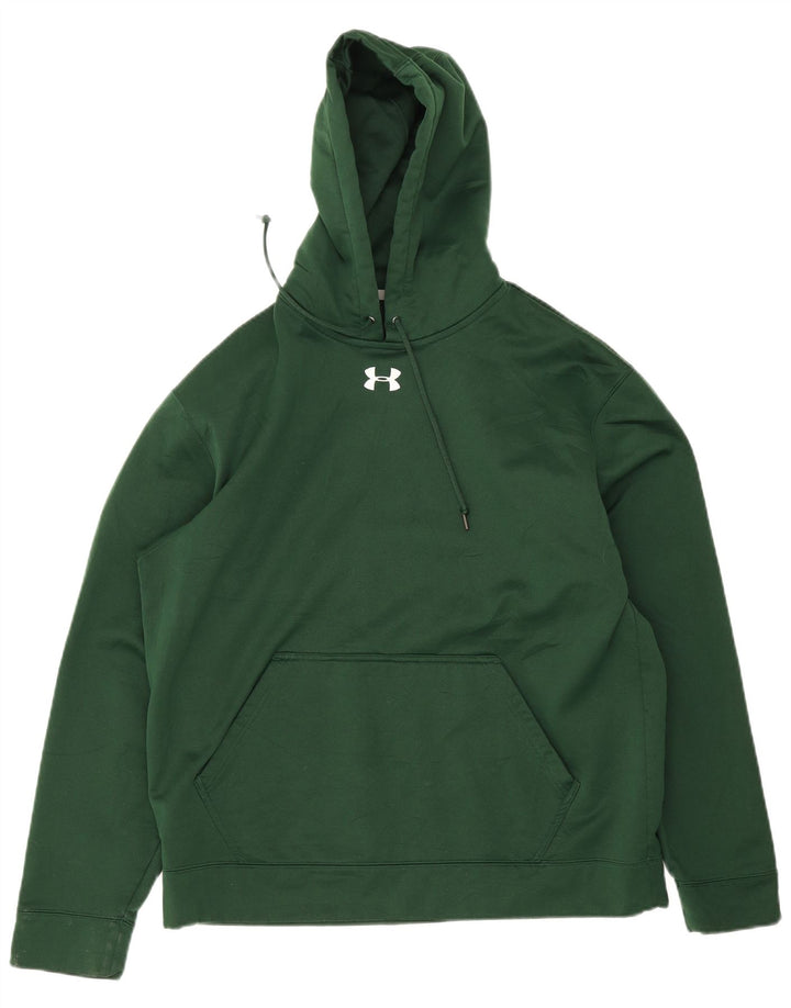 Under Armour Hombre Sudadera con capucha Jumper Large Verde Poliéster