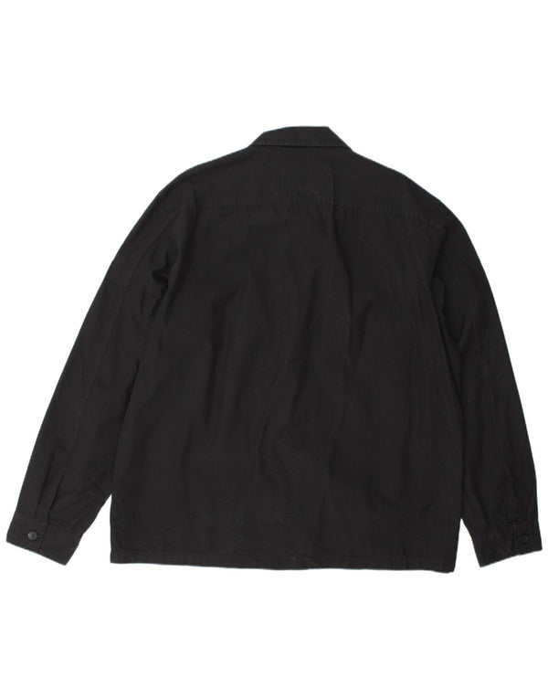 Camisa Calvin Klein Hombre XL Algodón Negro