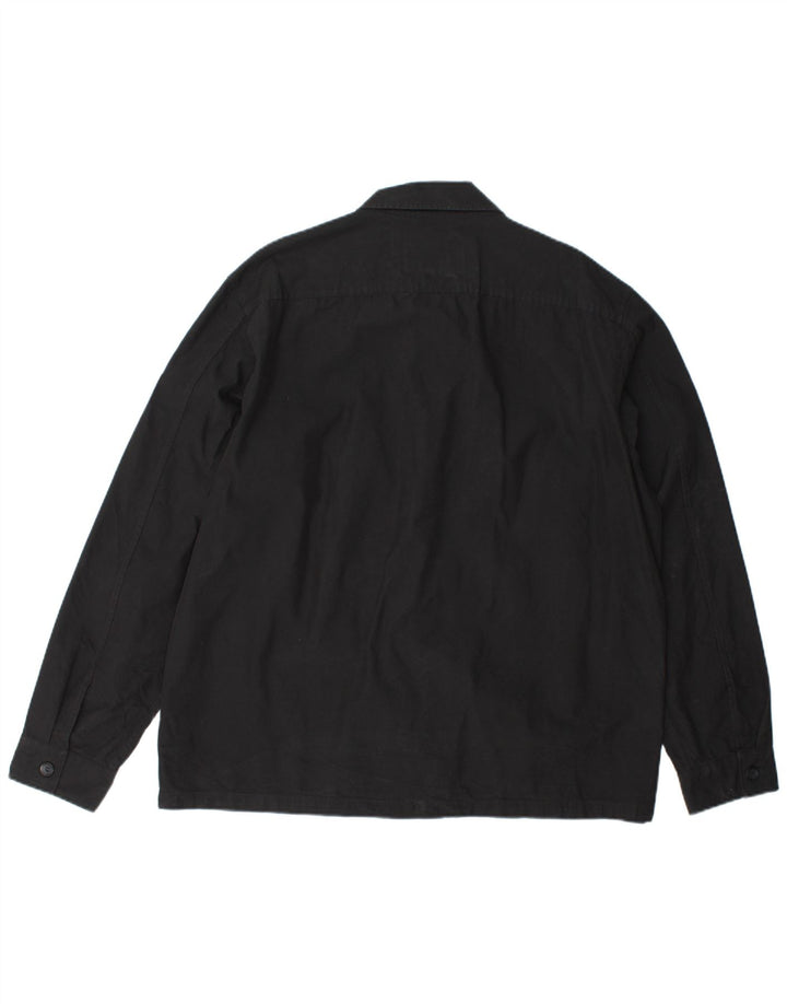 Camisa Calvin Klein Hombre XL Algodón Negro