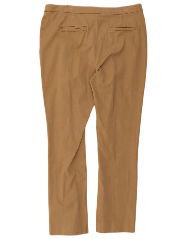 John Lewis Pantalones informales ajustados para mujer UK 12 Medium W30 Viscosa beige