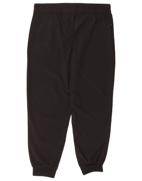 Fila Mujer Chándal Pantalones Joggers UK 12 Mediano Negro Poliéster