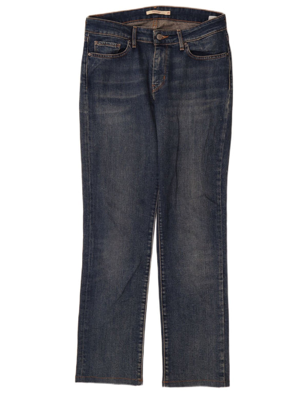 Vaqueros Levi's Mujer 714 Rectos W29 L30 Algodón Azul