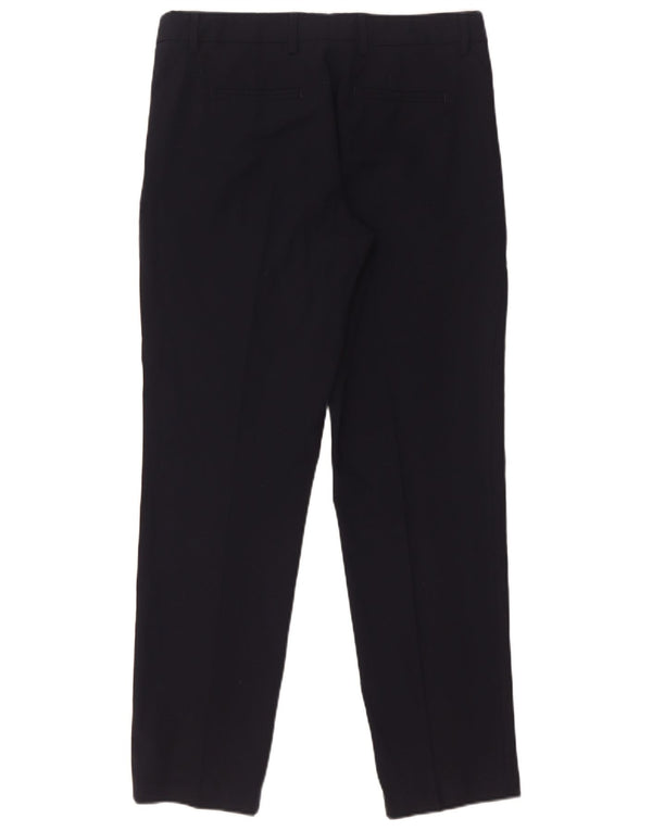 Marks & Spencer Pantalones de traje para mujer UK 10 Small W30 L29 Azul marino