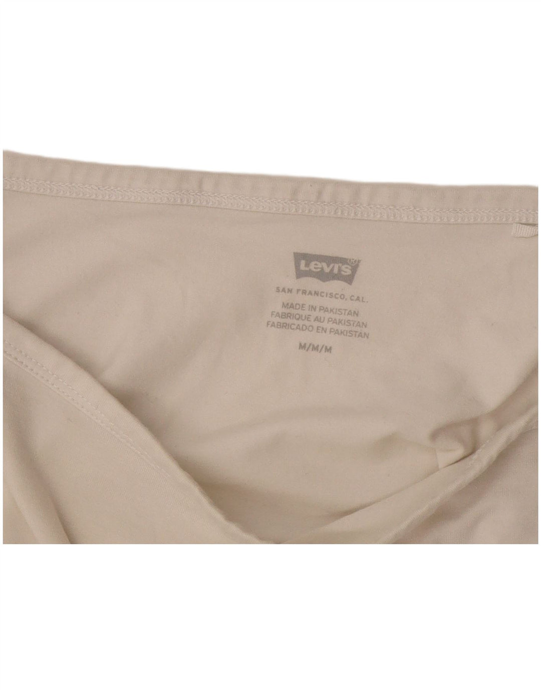 Levi's Top corto de tirantes para mujer UK 12 Medium White
