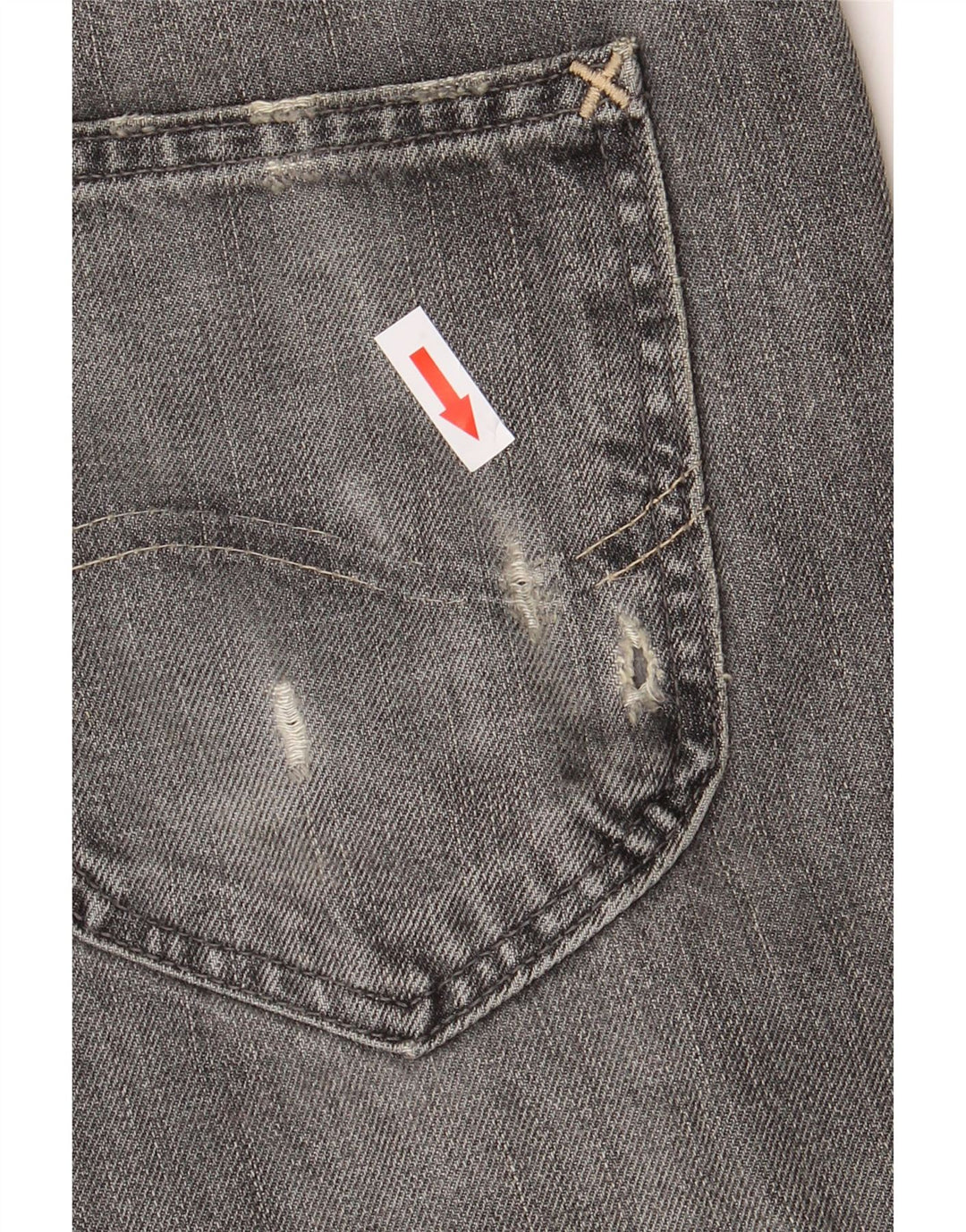 LEE Vaqueros rectos Daren para hombre W33 L34 Algodón gris