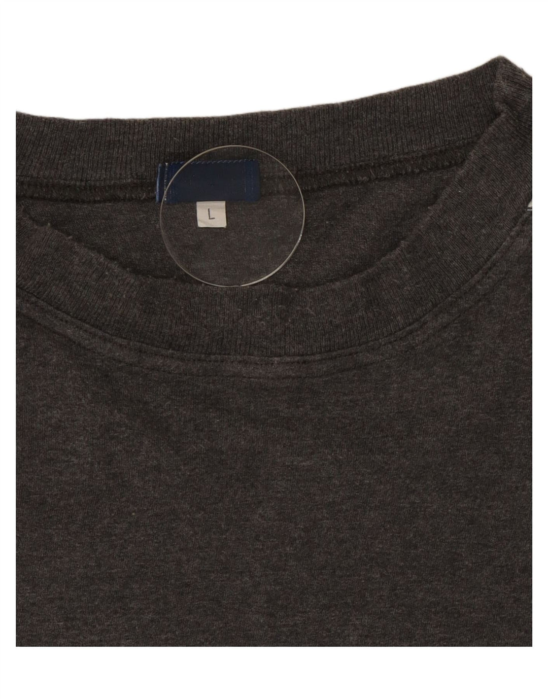 Asics - Camiseta para hombre, talla grande, algodón gris