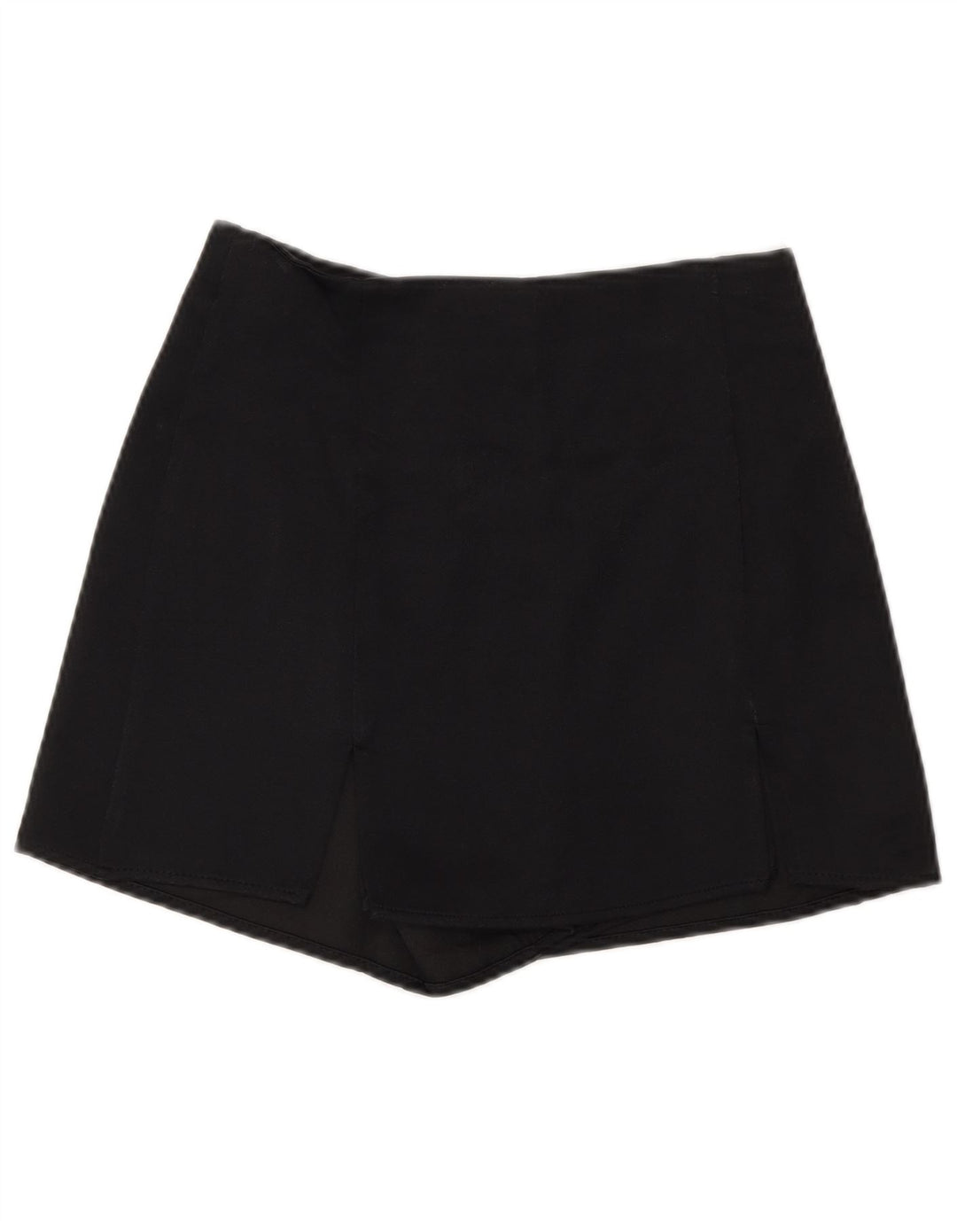 ZARA Womens Wrap Skirt XS W24  Black Viscose